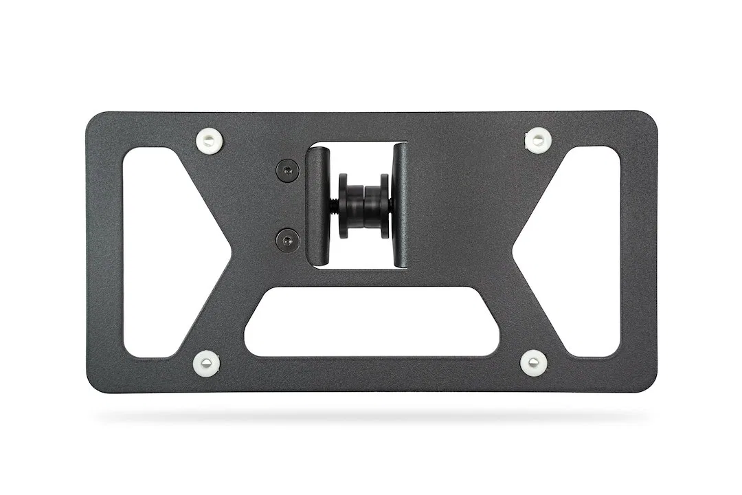 AC9905201NA – A.DESERT DES License Plate Bracket, Mounts To D-Ring Mounts With 1 Inch Hole Adjustable Rremovable Powd...